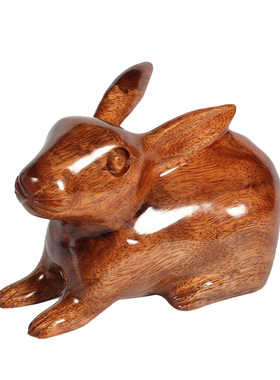 雕刻中式风十二生肖实木工艺品