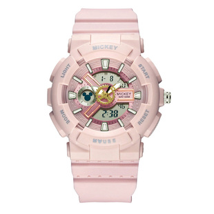 迪士尼联名手表女生中学生少女初中生高中生机械运动防水电子手表