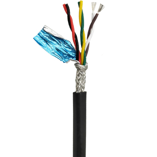 纯铜双绞屏蔽RVSP6芯*0.15 0.2 0.3 0.5 0.75RS485信号线通讯软线