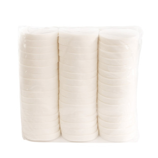 影楼化妆师棉大号圆形粉扑海绵干湿两用一次性白扑BB霜粉底液专用