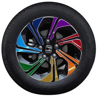 现代朗动领动名图IX35悦动改装车窗中柱贴 立柱贴 亮条PC镜面中柱