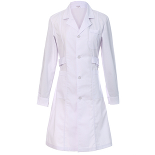 护士服长袖女制服冬装白大褂粉色蓝色美容师药店纹绣工作服两件套