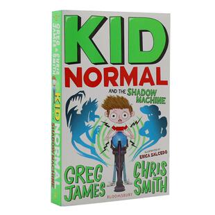 麻瓜小子和影子机器 英文原版儿童文学小说 青少年读物章节书 Kid Normal and the Shadow Machine 中小学生英语课外阅读