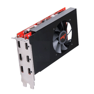 星齐美R7350 2G4G 6HDMI 6屏一分六拖一多屏电脑炒股期货外汇显卡
