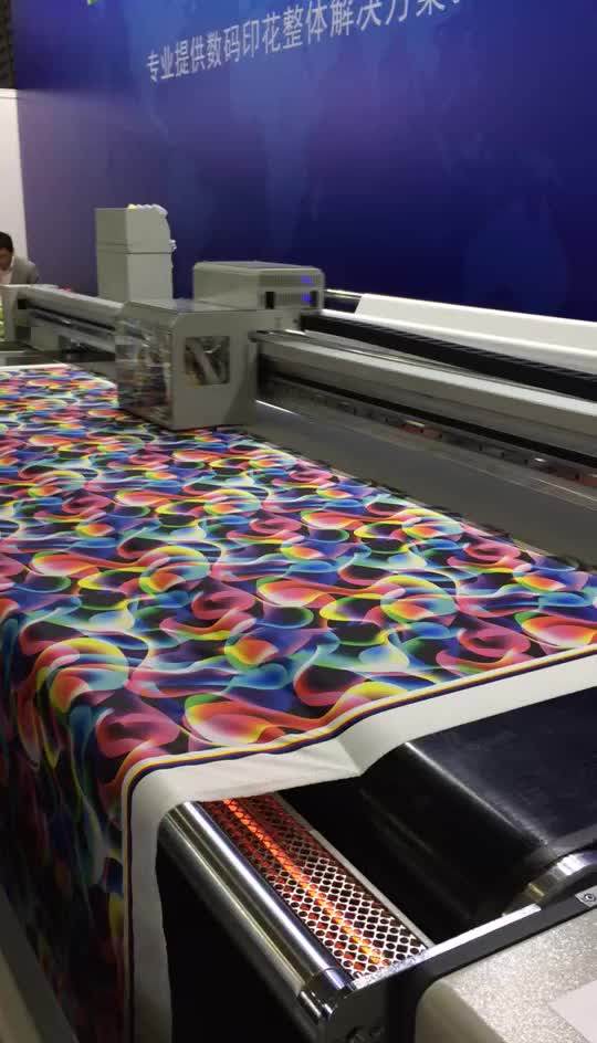 1.8m 2.6m 3.4m High Speed Direct To Cotton Fabric Printer With 2pcs 4