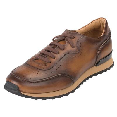 Spernanzoni授权手工擦色休闲鞋