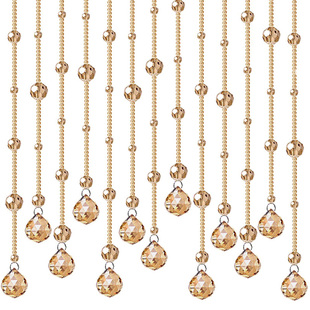 珠帘仿水晶隔断客厅一帘幽梦装饰珠帘客厅珠帘家用免打孔