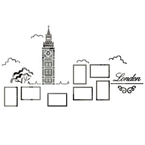 3d亚克力立体创意个性相框墙贴客厅沙发卧室温馨照片墙壁贴纸装饰