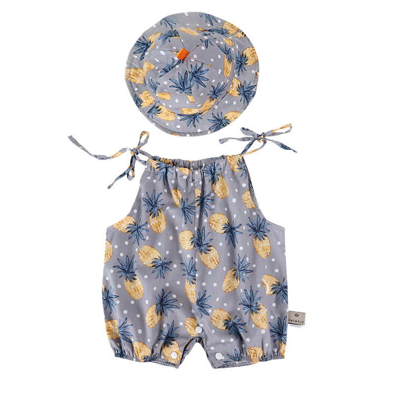 网红婴儿服可爱薄款6个月10七个月宝宝衣服女夏季女宝连体超洋气