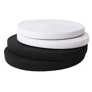 加厚松紧带宽橡皮筋扁黑白婴儿裤子细弹力家用橡筋辅料裤腰圆松紧