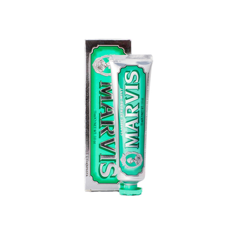 意大利marvis玛尔斯成人薄荷牙膏去口臭清口气美白去渍去牙黄85ml