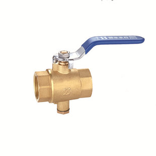 黄铜测温球阀暖气加厚热力螺纹丝扣4分6分1寸DN15DN20热量表球阀