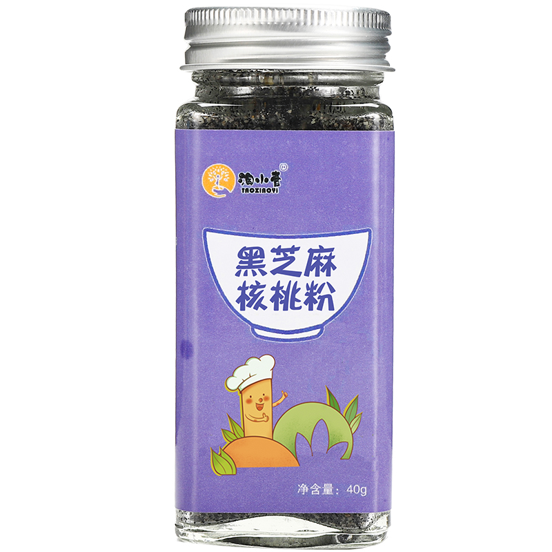 黑芝麻海苔粉牡蛎核桃猪肝粉虾皮添加调料拌饭料送婴儿宝宝辅食表