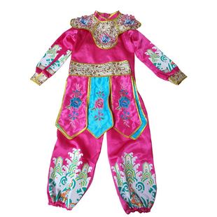 第九届小荷风采刀马旦表演舞台演出服儿童花木兰穆桂英戏剧演出服