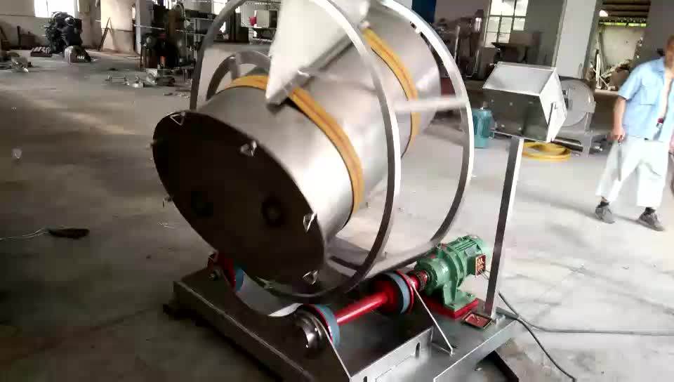 Barrel Premix Detergent Powder Mixing Machine Rotating Drum Powder Mix