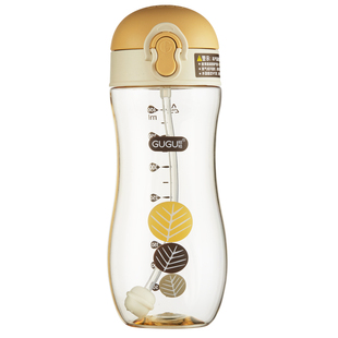 咕咕吸管杯学饮杯6个月以上宝宝婴儿鸭嘴杯奶瓶直饮儿童水杯水壶