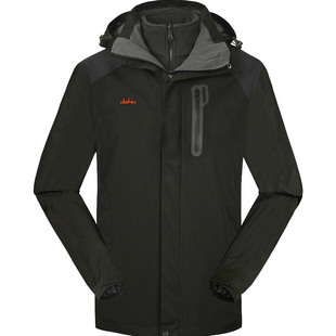 冲锋衣男士防风衣防水秋冬季保暖大码户外登山服加绒加厚抓绒外套