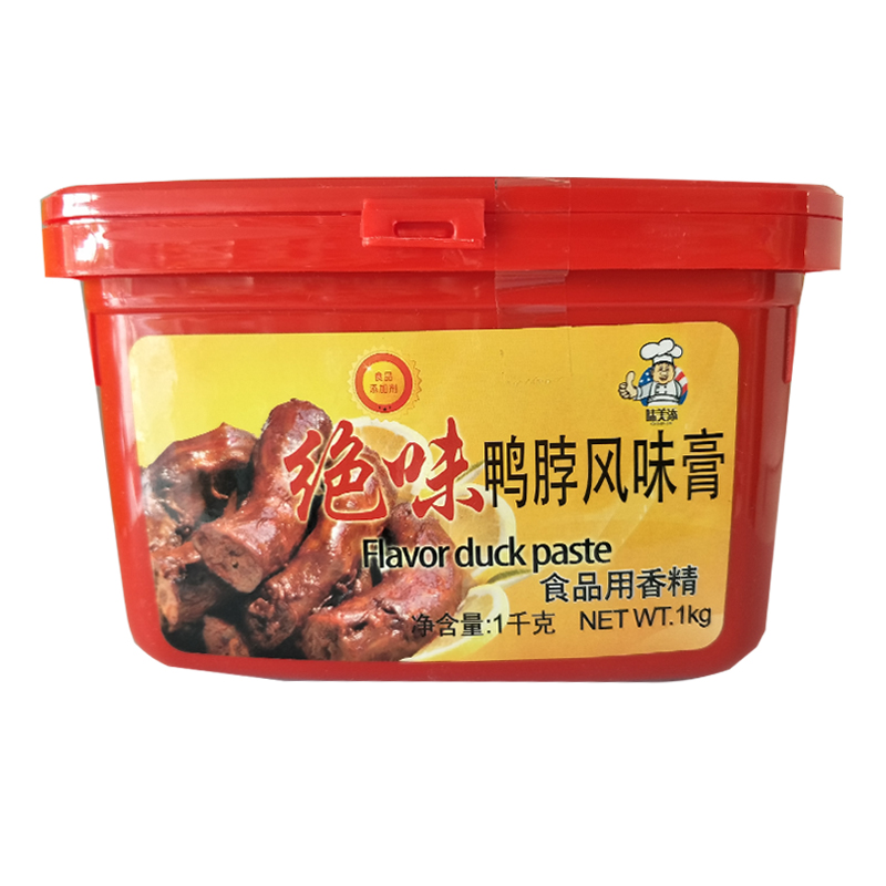 【绝味鸭脖膏】 麻辣鲜香美味火锅底料烧烤酱料 鸭货卤味1kg 盒装