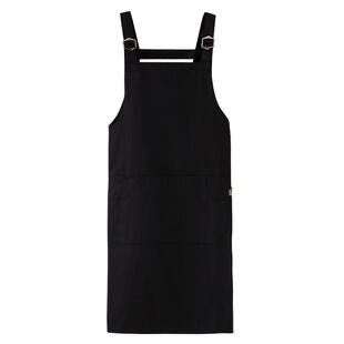 围裙定制logo印字纯棉餐饮专用美甲商用防水防油女夏季工作服订做