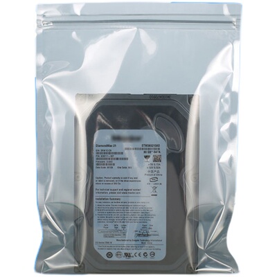 龙燕佳 自封口袋静电屏蔽袋防静电袋拉链80*120mm 封口袋100个价