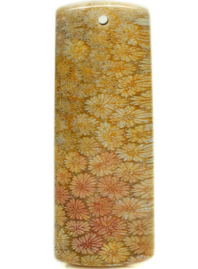 吊坠戒面珊瑚玉独特个性