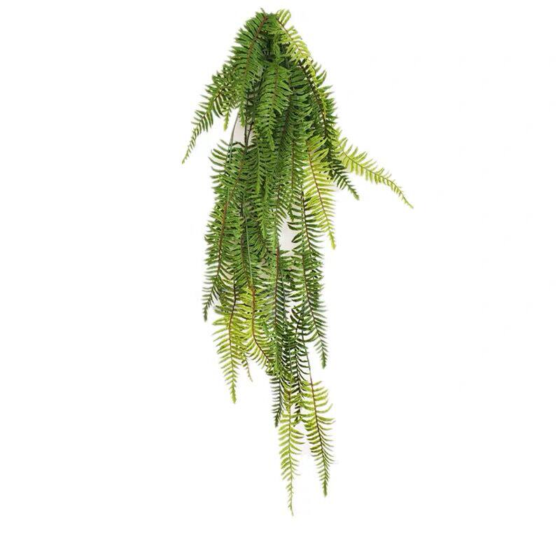 仿真蕨类植物高端波斯叶垂挂绿植排草植物墙婚庆壁挂大把束蕨草_虎窝淘