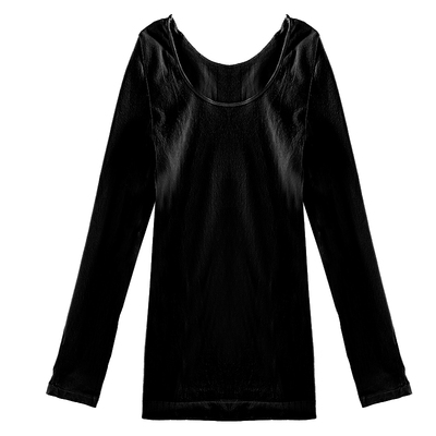 秋冬儿童黑色打底衣紧身拉丁舞服