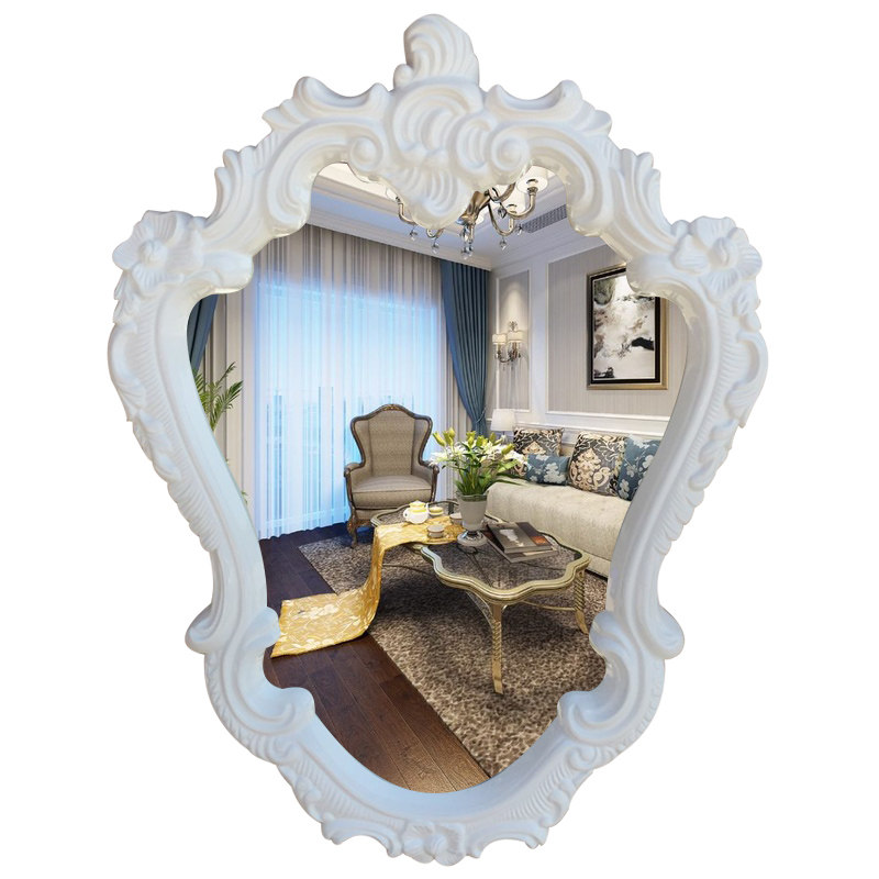 防水欧式镜壁挂浴室镜卫浴镜装修饰镜卫生间镜梳妆镜酒店KTV镜子