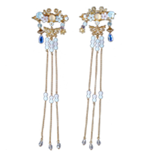 南有嘉鱼汉服襦裙少女古风COS百搭古装造型汉服长发全头古代假发