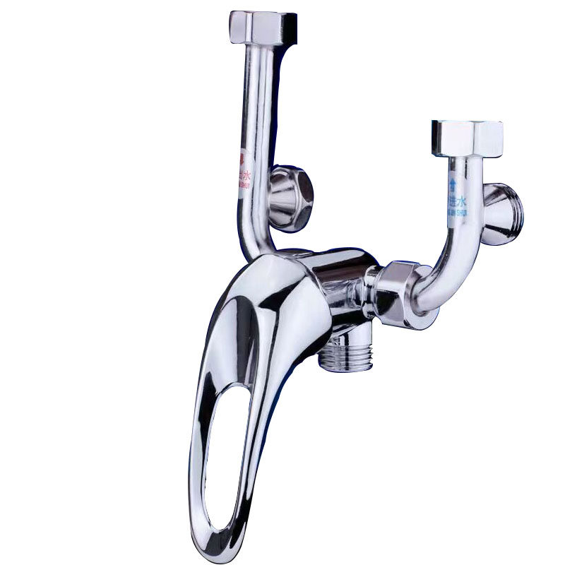 电热水器全套配件 U型混水阀明装冷热龙头套装售后配件配大全通用