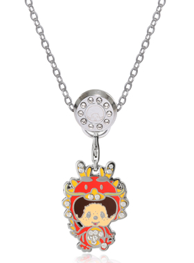 小众设计日韩风字母生肖鼠吊坠