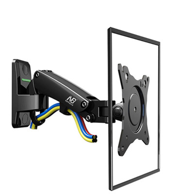 NBF120显示器挂架通用电脑显示屏壁挂架旋转伸缩升降万向墙壁支架