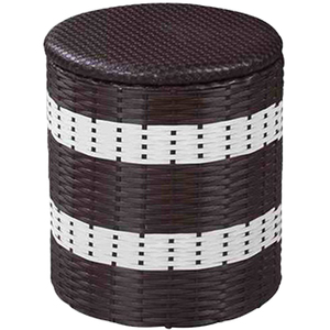 多功能仿藤布鞋套放置篓杂物筐鞋套箱坐凳换鞋凳收纳箱新品