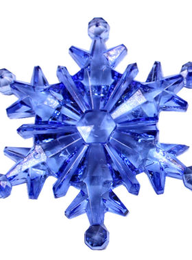 亚克力水晶透明雪花宝石玩具饰品