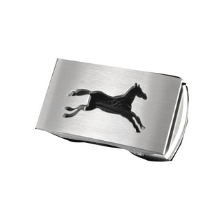 不锈钢扣头高档马本命年皮带头自动扣腰带配件卡扣生肖卡头3.5cm