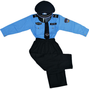 男女童春夏角色扮演小警官表演服