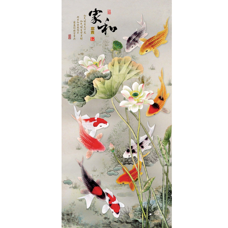 精准印花新款dmc正品走廊十字绣