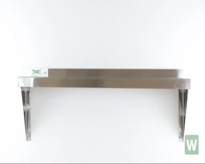 Nsf Listing Different Size Stainless Steel Kitchen Wall Mount Shelf For