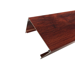 格瑞特集成吊顶铝梁led灯方通长条木纹横梁配15 60条扣收边楚楚通