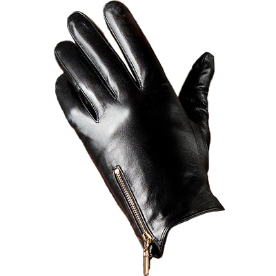 袋鼠开车贴手真皮手套摩托车骑行