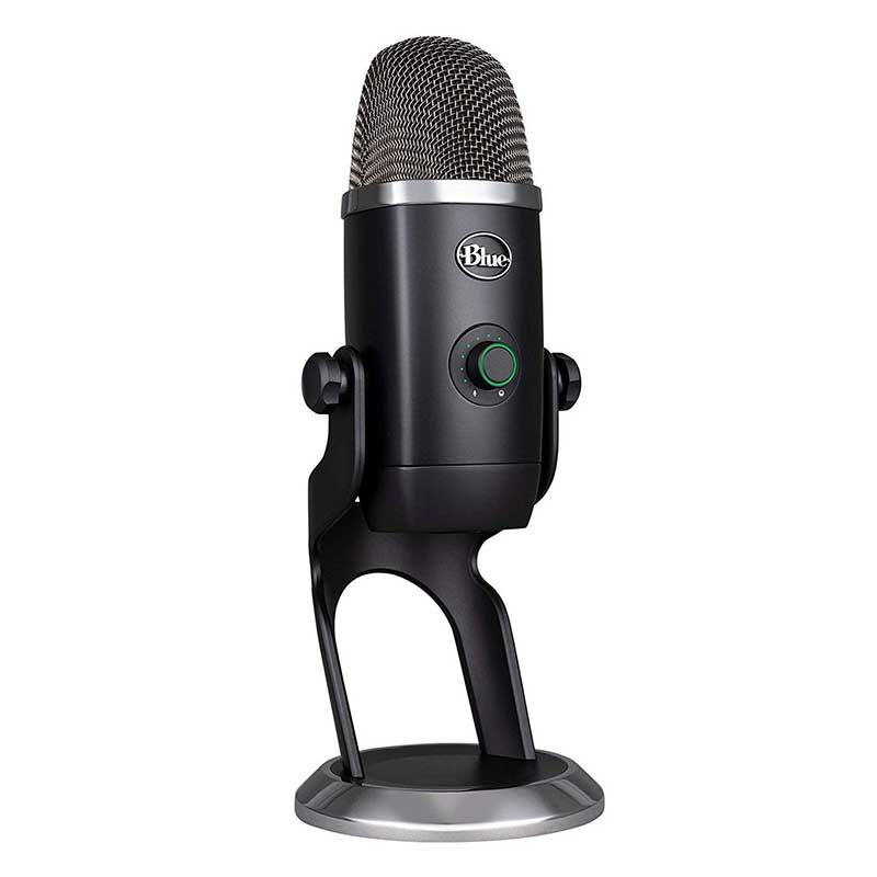 罗技Blue Yeti X雪怪USB电容麦克风 电脑录音k歌直播有声书麦话筒