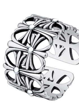 设计款复古风多层缠绕搭配泰银