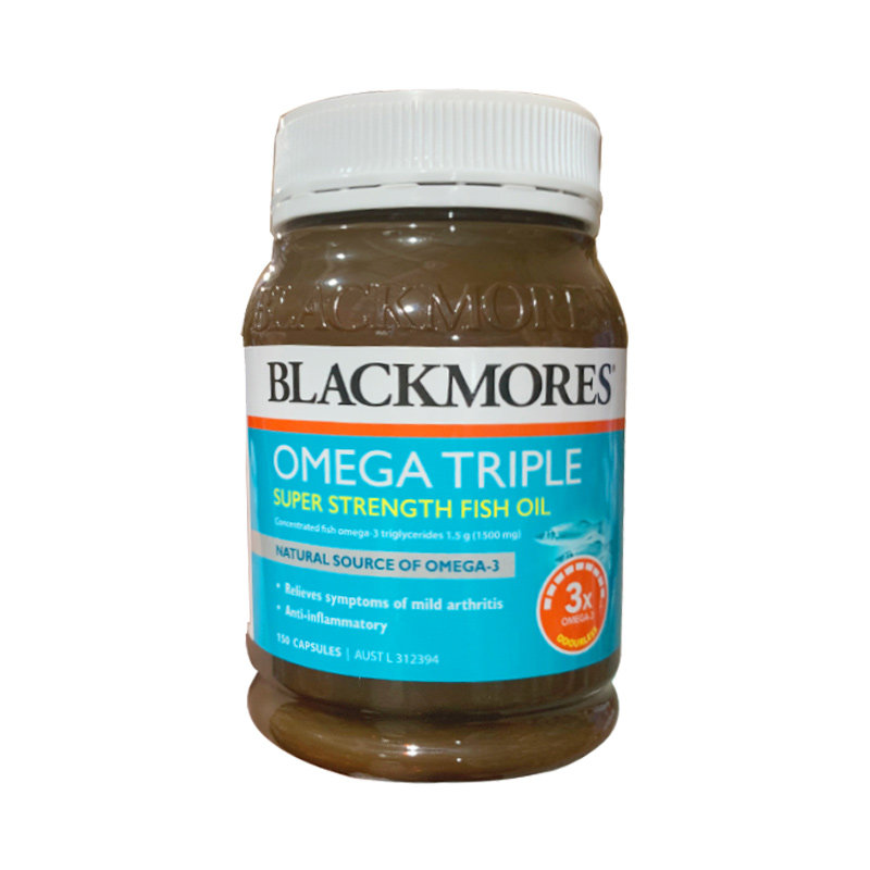 新包装澳洲 BLACKMORES 3倍浓缩OMEGA深海鱼油精华