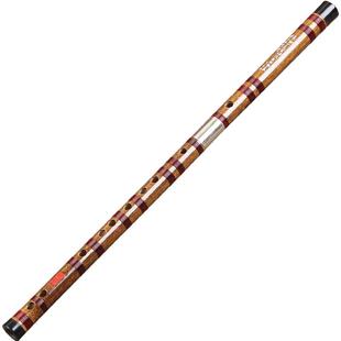 永华精制笛子 乐器 不去皮苦竹横笛成人初学专业演奏考级竹笛