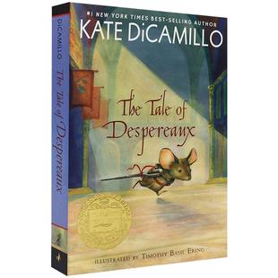 英文原版The Tale of Despereaux浪漫鼠德佩罗儿童文学纽伯瑞金奖英语电影原版同名小说中学生课外阅读推荐书国外获奖经典读物