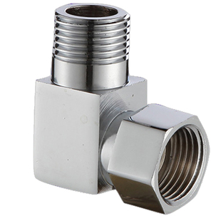 全铜4分活接弯头内丝角阀拐角6分直角90度内外丝水管转弯管件接头