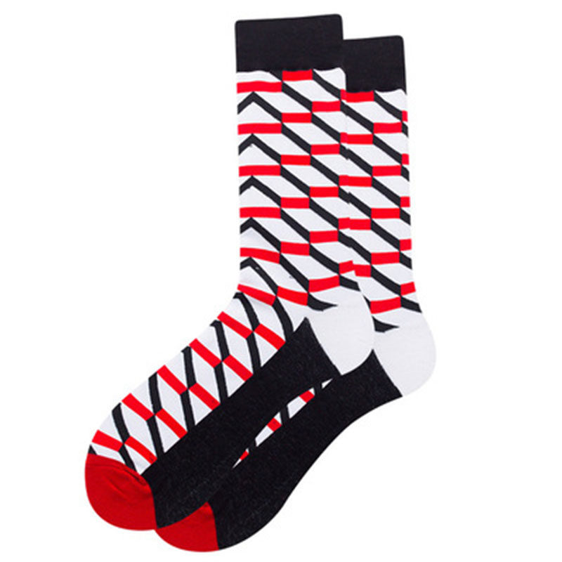 欧美个性风趣味happysocks袜子