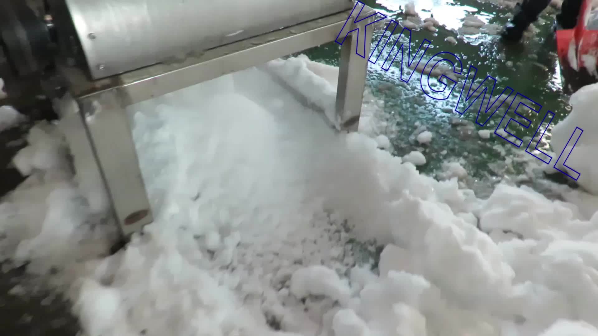 High Efficiency Industrial Block Ice Crusher Machine For Snow Making