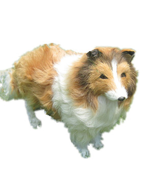 男女仿真动物苏格兰毛绒