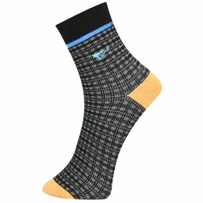 时尚加厚款彩色民族风男士袜子